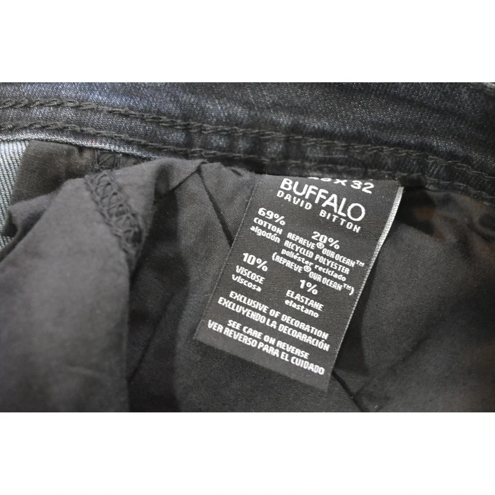 Buffalo David Bitton Jackson Jeans Mens‎ 40x32 Dark Wash Slim Straight Excellent